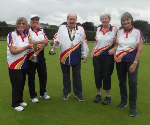 Valerie Biles and Barbara Nicholls WINNERS, LADIES PAIRS