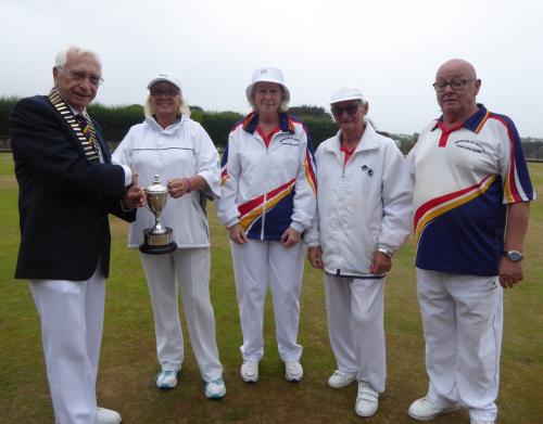Val Biles, Annette Smith, Ron Houghton, Trevor Moore - Arthur Shore Trophy