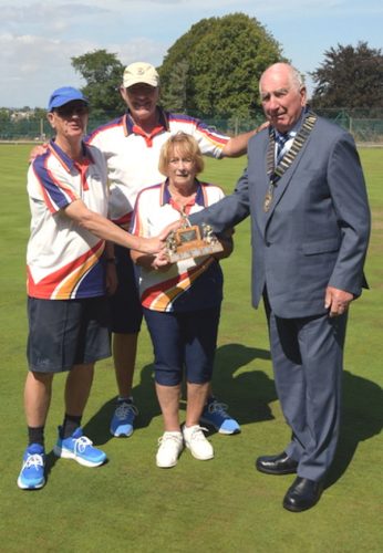 Winners - Mixed Triples:Judy Hoskins, Julian Bird, Steve Dirchburn