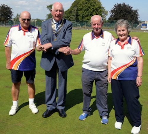 Runners Up - Mixed Triples:Jeff Budd, Maurice Bridger, Val Parr