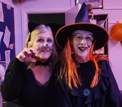 Our ladies put on a spell to make sure the spuds were hot!