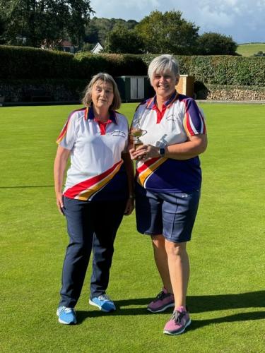 Emma Peynado  WINNER, LADIES 2 WOOD SINGLES